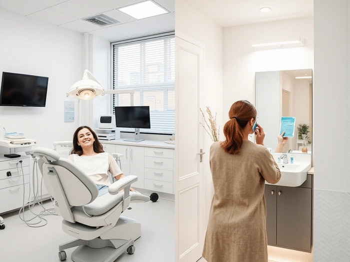 The difference between in office and at home whitening